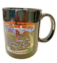 Coffee Mug Harley Davidson Cup Black Bowling Green Kentucky KY 3.75 Inch... - $12.07