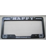 HONDA Dealership Plastic Car License plate frame NORTH BURNABY B.C.  - $30.00