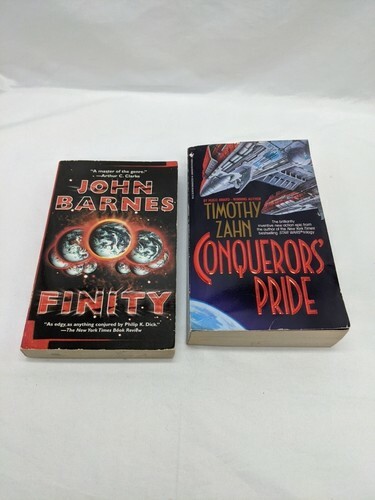 Lot Of (2) Vintage Science Fiction Novels Finity And Conquerors Pride No... - $12.38