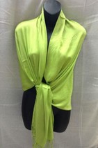 Green Women Soft Pashmina Classic Solid Cashmere Scarf Stole Wrap - £15.01 GBP