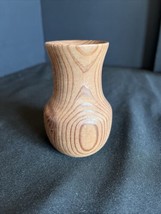 Vintage California Redwood made Miniature Bud Vase 3.25 Inches Tall - $12.55