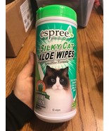 Espree Animal Products Silky Cat Aloe Wipes - 50 Count - Cleans and Cond... - €16,99 EUR