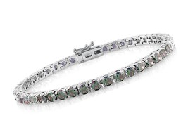 Sterling Women&#39;s Rainbow Fire Shiny Lab Created - £58.00 GBP