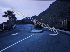 1964 Palm Springs CA Road Scene Highway Split Southridge Kodachrome 35mm Slide - £4.35 GBP