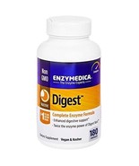 ENZYMEDICA DIGEST COMPLETE ENZYME FORMULA 180 CAPSULES, BEST BY 7/2025 or Better - $33.98