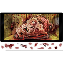 Creepy SEVERED HEAD Horror Microwave Door Cover Halloween Party Prop Decoration - £7.05 GBP