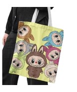Labubu Tote Bag Shoulder Bag 14&quot; x 16&quot; - Green - $16.99