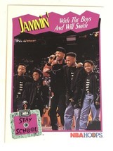 NBA Hoops Trading Card 1991 Jammin With The Boys And Will Smith 326 - £1.84 GBP