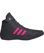 Adidas HVC 2 Adult Wrestling Shoes Men Size 9.5  #HP6870 Black/Charcoal/... - $69.36 CAD