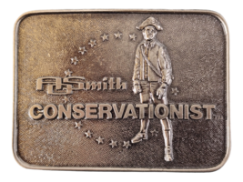 Rare Lewis Buckles of Chicago A O Smith Conservationist Belt Buckle - £13.66 GBP