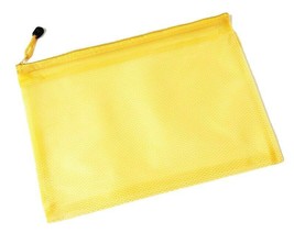 3 Pieces - Uxcell Plastic Grid Paper File Bags 11.4&quot; x 8.1&quot; - Yellow - New - $130.29 MXN