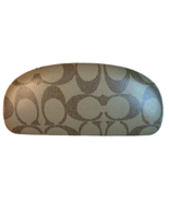 COACH Hard Shell Sunglasses Monogram Signature Brown Tan Clamshell Hard ... - €14,47 EUR