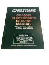 CHILTON’S 1993 Chassis Electronics Service Manual 8440 - $54.45