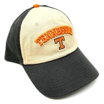 National Cap Captain Tennessee Volunteers Text Logo Grey &amp; Beige Curved Bill Adj - £14.84 GBP