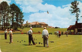Pinehurst North Carolina Bowling Sul Verde At The Country Club Cartolina 1960s - £6.20 GBP