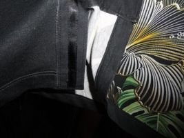 Robert Graham Shirt Mens M Medium Charcoal Black Botanical Odessy Floral Cotton image 9