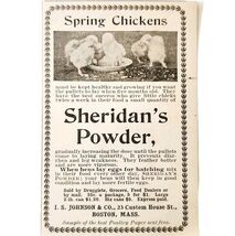 Sheridan&#39;s Chicken Health Powder 1897 Advertisement Victorian Farms ADBN... - €8,58 EUR