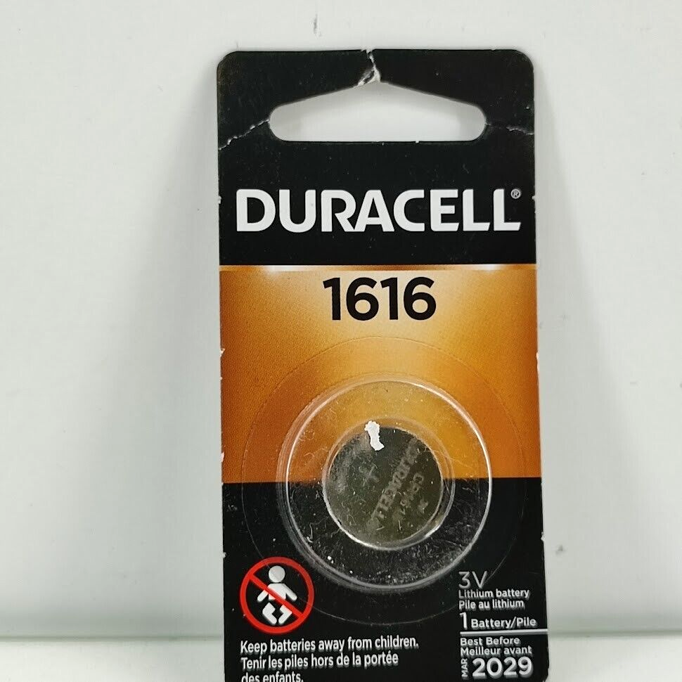 Primary image for Duracell CR1616 Lithium Battery Coin Cell 3 Volt Long Lasting 1 Pack
