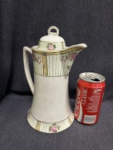 Vintage Hand Painted Nippon Chocolate Pot Has Damage - £10.82 GBP