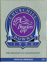 1998 Breeders&#39; Cup Churchill Downs Official Program Awesome Again Silver Charm - £11.21 GBP