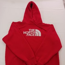 The North Face Men’s Size Large Red Cotton Blend Pullover Hoodie Sweatshirt Logo image 14