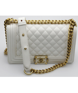 CHANEL Chain Shoulder Cross Bag White - $2,550.00