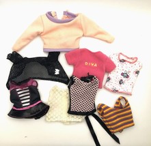 Barbie Shirts &amp; Vest Clothing Lot of 8 Pieces - £9.64 GBP