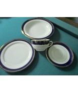 ZSOLNAY HUNGARY DINNER SETTING plates cups saucers gold Compatible with ... - $2,079.34 MXN+