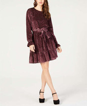 MICHAEL Michael Kors Womens Burnout Velvet Flounce Dress X-Large - £110.77 GBP