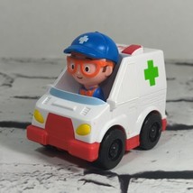 Blippi Ambulance Driver Toy Car Figure 2020 Jazwares Moonbug - £7.49 GBP