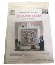 Linda Myers Garden Gate Quilt II My Hearts Garden Counted Cross Stitch Pattern - £9.40 GBP