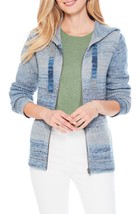 Nic + Zoe Autumn Sky Zip Hoodie Sweater - £96.91 GBP