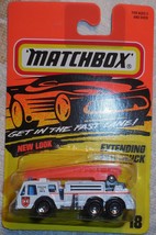  Matchbox 1999 &quot;Extending Ladder Truck&quot; Mint On Sealed Card #18 - $2.50