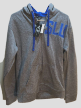 Saint Louis Billikens NCAA Vintage 90s New Gray Full Zip Sewn SLU Hoodie S Tag - $46.90