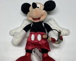 Disney Parks Mickey Mouse Cupid Plush 12&quot; Angel Wings Valentine Stuffed ... - $14.84