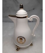 Vtg Gloria Vacuum Insulated Carafe Pitcher Coffee Thermos Arabian Style - £26.13 GBP