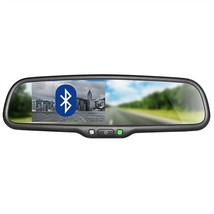 Master Tailgaters OEM Rear View Mirror with 4.3&quot; Auto Bright LCD and Bluetooth - £105.95 GBP