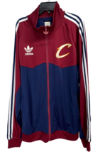 Adidas Men’s Cleveland Cavaliers Full Zip Track Athletic Jacket Size L Large - £28.76 GBP
