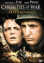 Casualties of War Movie DVD Michael J Fox Sean Penn Adventure Action - £6.35 GBP