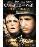 Casualties of War Movie DVD Michael J Fox Sean Penn Adventure Action - £6.35 GBP