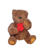 Gund Limited Collectors edition plush brown jointed teddy bear red bow t... - £7.79 GBP