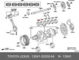 13041-52030-04 Toyota Genuine New Bearing Set.Lot of 6 Qty Available in ... - $42.61