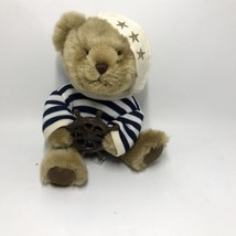 Vintage Russ Bearie MATEY Sailor Teddy Bear Nautical Wheel Plush Stuffed... - €42,89 EUR