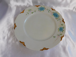Thomas White Dinner Plate with Blue Flowers # 23588 - £16.99 GBP