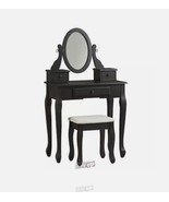 Signature Design By Ashley BLACK Chic Vanity Beveled Swivel Mirror &amp; Sto... - €105,33 EUR