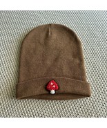 Skateboard Mushroom Beanie Hat Brown - £8.02 GBP