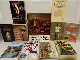 German Books: Novels, Cook Books, History - Lot Of 15 Books - Free Shipping - £59.81 GBP