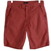 JOHNNIE-O Malibu Shorts Mens Size 30 Earthy Red Pima Cotton Casual Golf ... - £15.68 GBP