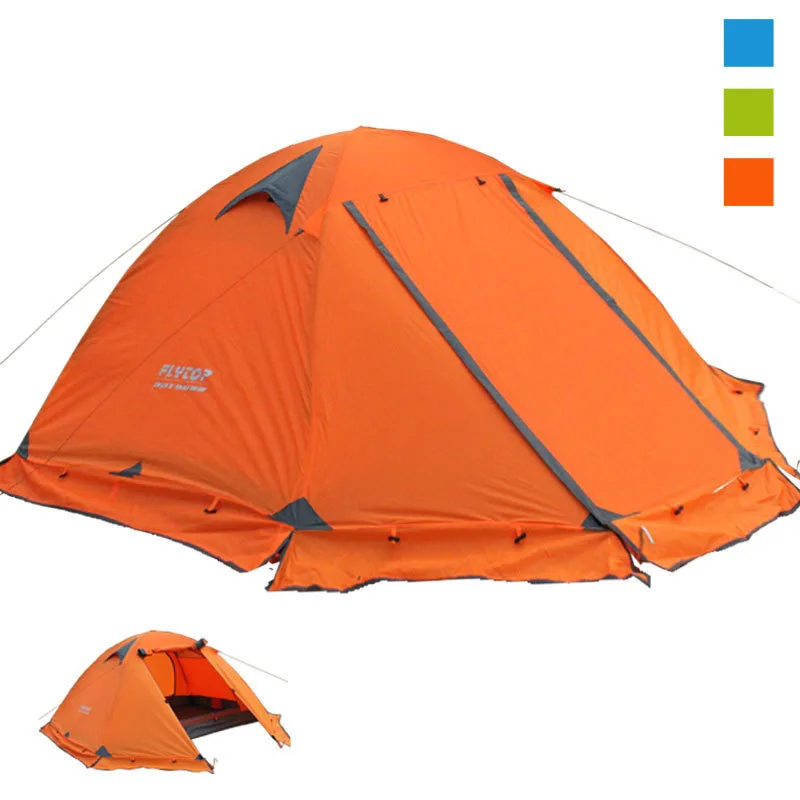 Flytop 2-3Persons 4Seasons Skirt Tent Camping Outdoor Double Layers Alum... - £88.80 GBP+