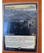 Titans Nest Borderess Magic The Gathering Ikoria 347 Showcase Rare Encha... - $3.23